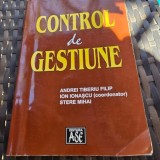 Control de gstiune - Andrei Tiberiu Filip, Ion Ionescu, Stere Mihai