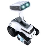Robot rover interactiv pentru copii cu muzica, lumini, dans si invatare engleza, 19x16x11 cm, alb Household NewTrend