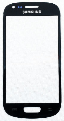 Geam Samsung Galaxy S III mini I8190 BLACK + adeziv special foto