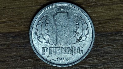 RDG DDR Germania republica democrata -moneda de colectie- 1 pfennig 1986 -superb foto