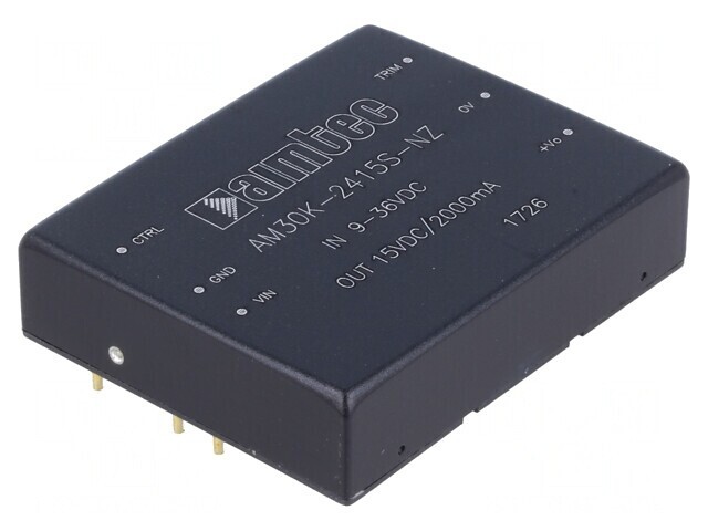 Convertor DC/DC 30W 18-36V la 15V 2A