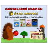 Gondolkod&oacute; csomag 5 &eacute;ves kort&oacute;l! - Rejtv&eacute;nyk&aacute;rty&aacute;k nagy&iacute;t&oacute;val + 4 rejtv&eacute;nyf&uuml;zet