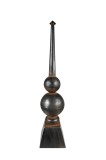 Cumpara ieftin Decoratiune fier negru 19x19x89 cm