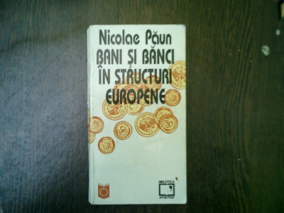 Bani si banci in structuri europene - Nicolae Paun foto