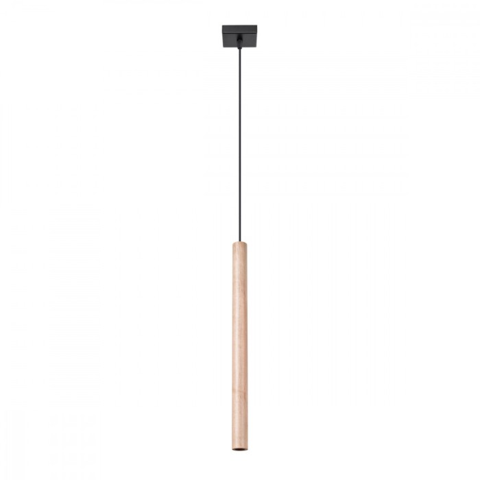 Lampă suspendată PASTELO 1 lemn, Sollux Lighting