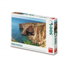 Puzzle Plaja din Malta, 500 piese – DINO TOYS