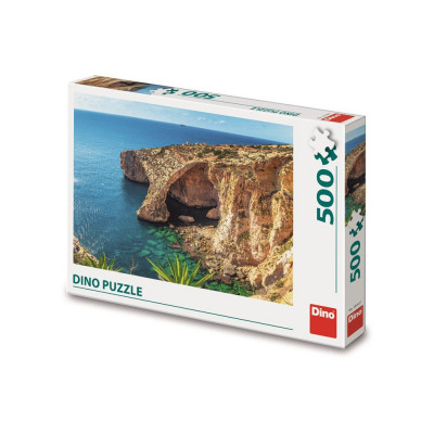 Puzzle Plaja din Malta, 500 piese - DINO TOYS foto