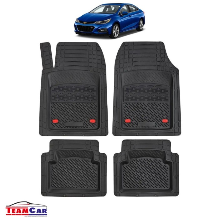 Covorase Auto TeamCar&reg; Tip Tavita Compatibile Chevrolet Cruze J400 (2016&ndash;2023) Negru Material Rezistent