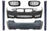 Body Kit BMW seria 3 F30 (2011-2015) F30 LCI (2016+) cu Praguri Laterale si Grile Centrale M3 Sport Design Performance AutoTuning