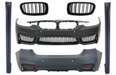 Body Kit BMW seria 3 F30 (2011-2015) F30 LCI (2016+) cu Praguri Laterale si Grile Centrale M3 Sport Design Performance AutoTuning