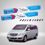 Cumpara ieftin Ștergătoare Mercedes-Benz Vito W639 09.2005-08.2010 | Set Față Flat &ndash; TeamCar&reg;