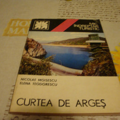Mic indreptar turistic - Curtea de Arges - 1980 - Contine o harta