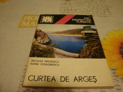 Mic indreptar turistic - Curtea de Arges - 1980 - Contine o harta foto