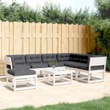 Cumpara ieftin Gossi set mobilier de gradina cu perne, 7 piese, lemn masiv de pin