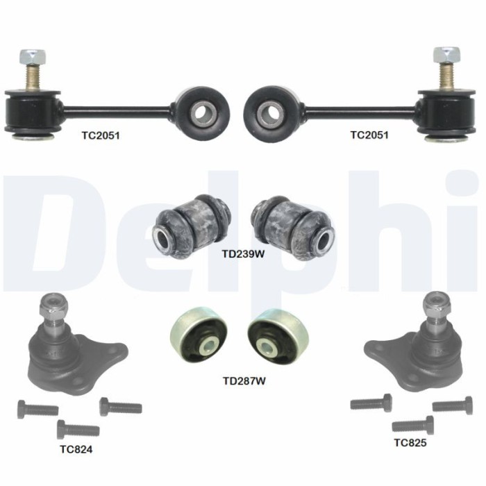 DELPHI TC1970KIT Set reparatie, bara stabilizatoare