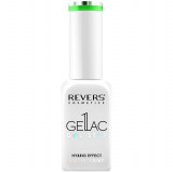 Lac de unghii Gellac 1 Step, Hybrid Effect, Non UV, Revers, 57 verde neon, 10 ml