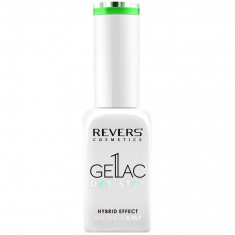 Lac de unghii Gellac 1 Step, Hybrid Effect, Non UV, Revers, 57 verde neon, 10 ml