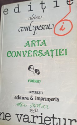 ARTA CONVERSATIEI Ileana Vulpescu foto