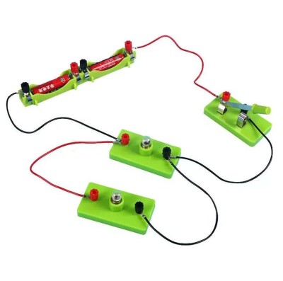 Kit Educativ Circuit Electric, experimente cu Becuri pentru Invatarea Electricitatii foto