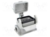 Carcasă conector HARTING Han B IP65 dimensiune 6B cu clichet
