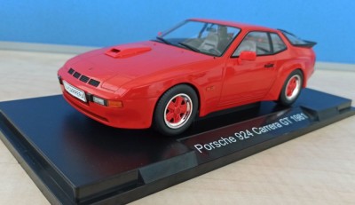 Macheta Porsche 924 Carrera 1981 rosu - MCG 1/18 foto