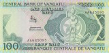Bancnota Vanuatu 100 Vatu (1982) - P1 UNC ( vezi descriere )
