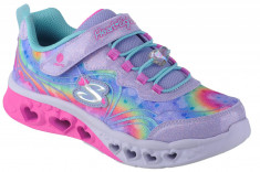 Pantofi pentru adidași Skechers Flutter Heart Lights - Groovy Swirl 303253L-LVAQ Roz foto