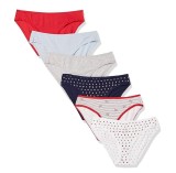 Cumpara ieftin Set 6 chiloti pentru femei Amazon Essentials, multicolor, L - OUTLET