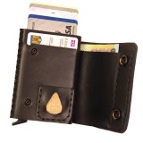 Cumpara ieftin Portofel din piele naturala, personalizabil, Zeno, negru, protectie RFID