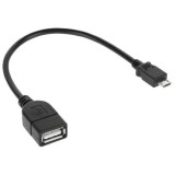 CABLU ADAPTOR USB MAMA A - MICRO USB TATA 20CM