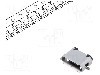 Conector USB B micro, versiune USB 2.0, orizontala, GCT - USB3100-30-A