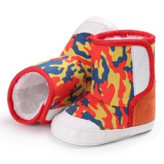 Cizmulite pentru baietei - Orange Army (Marime Disponibila: 3-6 luni (Marimea