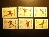 Serie Ungaria 1988 - Sport - Patinaj , 6 valori