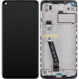 Cumpara ieftin Display cu Touchscreen Xiaomi Redmi Note 9, cu Rama, Negru, Service Pack 560003J15S00
