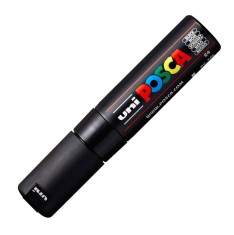 Marker UNI PC-7M Posca 4.5-5.5 mm, negru foto