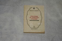 Proverbe si cugetari italiene - 1982