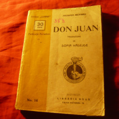 Prosper Merimee - Don Juan - Ed.1912 -Bibl. Lumina 14 ,trad.S.Nadejde , 128 pag