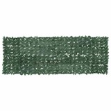vidaXL Paravan Balcon Frunze Verde Inchis 300x100cm Polietilena Textil Protectie Solara Intimitate