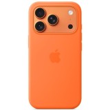 Husa de protectie Apple Silicone Case cu MagSafe pentru iPhone 17 Pro, Orange