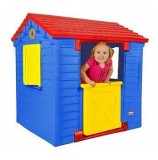 Prima mea casuta de joaca Little Tikes, albastra