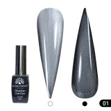 Cumpara ieftin Ojă semipermanentă Obsidian Cat Eye Gel Global Fashion, 8ml, 001