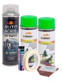 Kit complet reparatie si vopsire jante culoare Verde Fluorescent, V2, AVEX