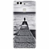 Husa silicon pentru Huawei P9, Abstract Dock Man Grey