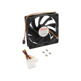 Ventilator DC Axial 12V 120x120x25mm Negru