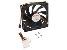 Ventilator DC Axial 12V 120x120x25mm Negru
