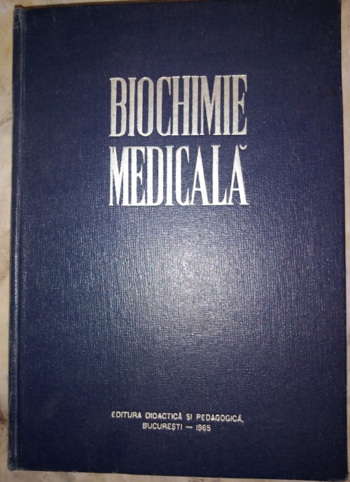 Biochimie medicala- Ion Manta 1965