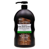Gel de dus &amp; sampon pentru barbati Sandalwood, 1000ml, Naturaphy
