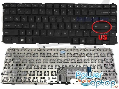 Tastatura HP Envy 4 1000 layout US fara rama enter mic, Envy 4 1000 series layout US fara rama enter mic foto
