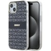 Husa iPhone 15 - DKNY IML Mono &amp; Stripe MagSafe (DKHMP15SHRHSEK) - Black