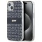 Husa iPhone 15 - DKNY IML Mono &amp; Stripe MagSafe (DKHMP15SHRHSEK) - Black